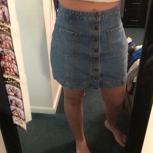 Loft jean skirt 💋